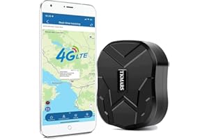 TKMARS 4G Localizador GPS para Coche Sin Suscripción con App Gratuita 10000mAH Batería 150 Días Larga Espera GPS Tracker Seguimiento en Vivo Magnético Antirrobo Rastreador GPS para Vehículos Moto TK905B 4G