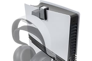 GLISTCO Headset Hook Compatible with Sony Pulse Elite Wireless Headset Charging Hanger - Headphone Holder for PS5/PS5 Slim/PS5 Pro