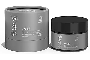 Altitude Essence Shilajit Resin 50g, Pure Organic Himalayan Shilajit - Gold Grade Hard Shilajit Resin, Rich in Fulvic & Humic Acid, Minerals - Immune Support & Vitality Booster for Men & Women, Vegan
