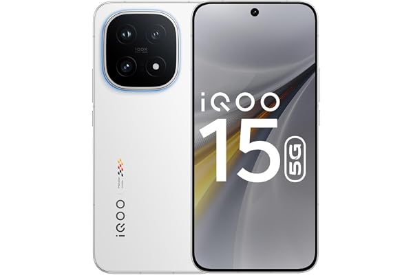 iQOO 15 (Legend, 12GB RAM, 256GB Storage) | Fastest Snapdragon 8 Elite Gen 5 Processor* | Origin OS 6 - Out of The Box* | Sam