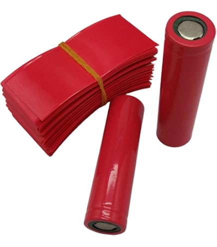 20 Stück PVC Schrumpfschläuche Für 18650 Akkus – 29,5 Mm Flach, 72 Mm Lang, Lila