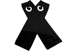 Skateboard Frog Women Gloves Goth Arm Sleeve Cool Black Moon Cross Printed Hip Hop Arm Warmers