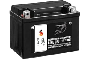 SIGA IMPULSIVE DYNAMIK SIGA GEL Motorradbatterie 12V 12Ah 270A/EN Gel Batterie YTZ14-S GEL12-14ZS GTZ14-4 TTZ14S-4 51101