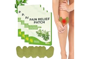 EBKCQ Patch Chauffant, 40Pcs Patch Anti Douleur, Patch Genoux Anti Douleur, Knee Pain Relief Patches, Patch Articulation du Genou, pour Douleurs au Cou, Nuque, Epaules, Articulations, Courbatures