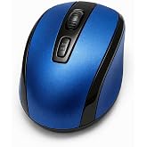 2.4 GHz Kablosuz Mouse | USB Alıcılı, 1600 DPI Y&uuml;ksek Hassasiyet | Sessiz Tıklama, Ergonomik Tasarım | Laptop ve Masa&uuml;st&uuml; Uyu