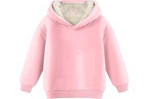 GENERIC Hoodie Mädchen Fleecepullover Warme Sweatshirt mit Kapuze Einfarbig Winterpullover Gefüttert Sweater Casual Kapuzenpullover Fleece Pullover Winddicht Hoody Winter Baumwolle Oberteile ohne Taschen