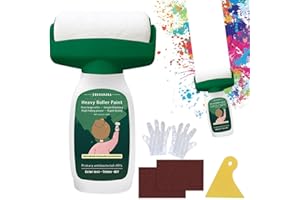 Zinueen Pintura de Pared Blanca | Borrador y Cepillo de Rodillo con Pasta para Reparación de Paredes | 500 g