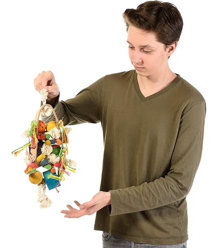 HappyBird Willy Nilly XL – Knabberspielzeug Für Papageien, Ca. 70x23x23 Cm