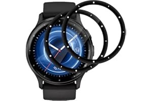 IQShield Panzer Schutz Glas für Garmin Venu 3, HD Klar Panzer Schutzfolie, 3D Runde Kante Displayschutzfolie, Touch Sensitive, Blasenfrei, Anti-Kratzen Panzerfolie - 2 Stück