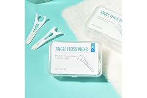 YKL Y-Kelin Zahnseide, tragbar, für Kieferorthopädie, Zahnstocher, Zahnreinigung (40 Picks)… (3 Packungen)