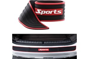 KEIUROT Car Rear Bumper Protector,SUV Car Bumper Protector Guard Rubber Sports Universal Scratch-Resistant(90CM/35.4Inch)