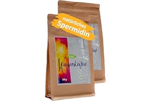 LA VIDA BONITA 100% frische Bio Weizenkeime - natürliches Spermidin, Superfood | Doppelpack 2 x 200g | schonend hergestellt, vegan, laktosefrei
