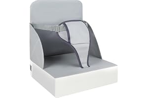 CAVWVTYU Alzador Silla para Niños Comer, PU Impermeable Fuerte Soporte Portátil Asiento Elevador para las Comidas de los Niños Pequeños, Fácil de limpiar Cojín del Asiento Elevador