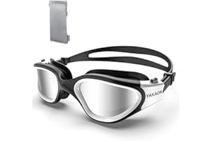 YAKAON G1 Swimming Goggles, Polarized/Non-Polarized Swim Goggles Anti-Fog for Men Women Adult