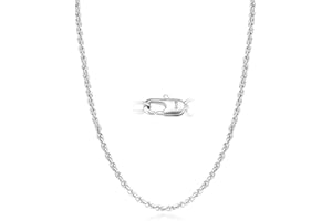Cheria 925 Sterling Silver Chain for Mens, 1.5/2.5/3/4mm 14K Gold Plated French Rope/Snake Mens Chain Necklace, Non-Tarnish & Waterproof, Gifts for Man Boy 20/22/24 Inch