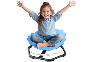 LZDMY Kids Sensory Spinning Chair, Spinning Chair for Autism & ADHD Children, Autism Sensory Equipment Sit and Spin Activity Toys, Kids Swivel Chair Wobble Board