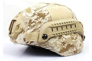 WTZWY Tactical Camouflage Mich 2000 Fast Helmüberzug, Outdoor Sports Airsoft Helm zubehör (ohne Helm)