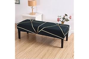 MOTT 50 Stretch Bench Cover Rectangle,Extra Long Shoe Bench Stool Cover,Ottomans Chair Stool Slipcover,Dustproof Footstool Protector
