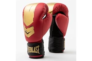 Everlast Prospect 2 - Guantes de Boxeo para niños, Color Rojo y Dorado