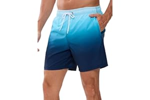 Decorie Badeshorts Herren Badehose Männer Schnelltrocknend Schwimmhose Boardshorts Herren Schwimmshort mit Meshfutter