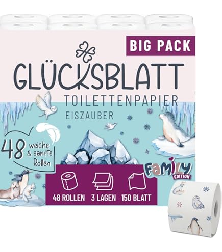 Udo Schmidt 10843 - Toilettenpapier Camping - Motiv: Wohnwagen - ca. 25 m auf Rolle - Breite: 10 cm - 15 m lang