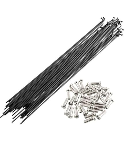 HONDA CB250 CB350 K0 K1 FRONT + REAR WHEEL SPOKE SET W/ NIPPLE - Foto 2