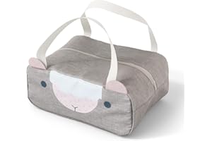 monbento - Bolsa de Almuerzo para Niños Isotermica MB Wonder Sheep - Bolsa para Transportar Comidas/Meriendas - Facilita el Transporte Plano de la Comida del Niño - Ideal para Escuela/Parque - Rosa