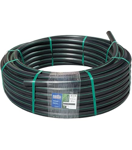 Aqua Control 62025 – Tubo Da Giardino Liscio, 25 M, 20 Mm Di Diametro, Nero, Pressione Max 6 Bar