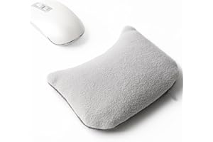 CANDOCRAFT Ergonomic Mouse Wrist Rest Bean Bag, Ergobeads Mouse Wrist Support for Computer, Laptop, PC Gaming, Home Office Work, Easy Typing, Pain Relief (Gray)
