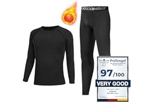 Qyibleri Base Layer Kids - Long Sleeve Top & Leggings Compression Set Thermals for Kids, Athletic Skins for Boys, Thermal Base Layer Set is Best Gift for Football Basketball Sport Ski