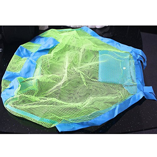 ANKKO Kinder wasserdichte Strand Tasche Sand Weg Mesh Strandtasche Shopper 45 * 45cm - 4