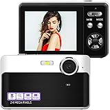 Digital Camera FHD 1080P Compact Camera 24M Vlogging Camera with 2.4 Inch LCD Screen Camera for Photography for Kids