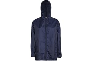 Style It Up Kids Hooded Raincoat Kagouls Jacket - Unisex Kids Boys and Girls - Showerproof, Breathable, Lightweight - Age Range From 7 to 13 Years