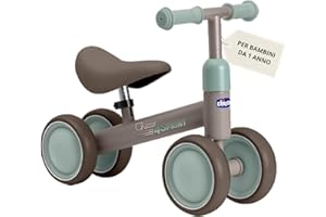 Chicco Ride-ON Quadriciclo Senza Pedali, Bicicletta Senza Pedali Equilibrio per Bambini, Guida Fluida, Ruote in gomma, Morbida Sella Antiscivolo, Manici Antiscivolo, 1-3 Anni, max 20 kg, Beige