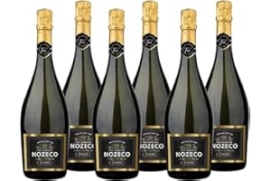Nozeco - Frizzante bianco senza Alcol a Base di Vino Dealcolizzato - Vegan (6 x 0,75 l)