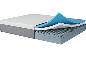 Novilla Materac 100 x 200 cm H3 Gel Memory Foam materac z zimnej pianki 7-strefowy materac piankowy materac rolowany włókna bambusowe oddychający Oeko-Tex 20 cm