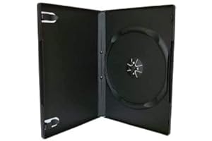 PANMER Custodia Singola DVD 14mm Nera - Confezione da 10