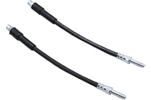 TAKPART 34301165190 - Juego de 2 mangueras de freno, cable de freno trasero izquierdo y derecho para BMW Serie 5 (E39)