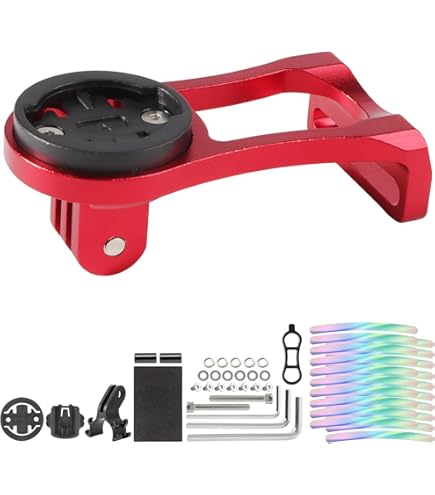 Supporto Computer Bici XBERSTAR Per Manubrio - Compatibile Garmin, Wahoo, Bryton, Cateye - In Fibra Di Carbonio - Foto 5