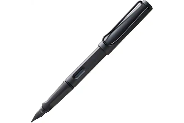 Lamy safari umbra - Pluma estilográfica con empuñadura ergonómica y plumín de acero pulido en tamaño EF - ideal para cualquier escritura y caligrafía - incluye cartucho T 10 azul - Diestro