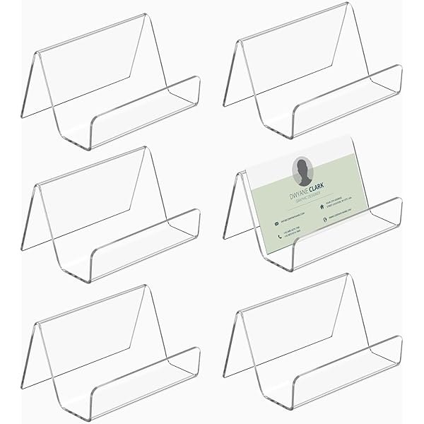 Porte-brochures De Table DIN A5 Transparent - Présentoir Flyers Stable VITAdisplays