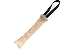 DINGO GEAR WWW.DINGOGEAR.COM 1977 Dingo Gear S00144 Boudin en Toile de Jute avec Support 28 cm x 4 cm IGP IPO Entraînement Jouet pour Chien Apport