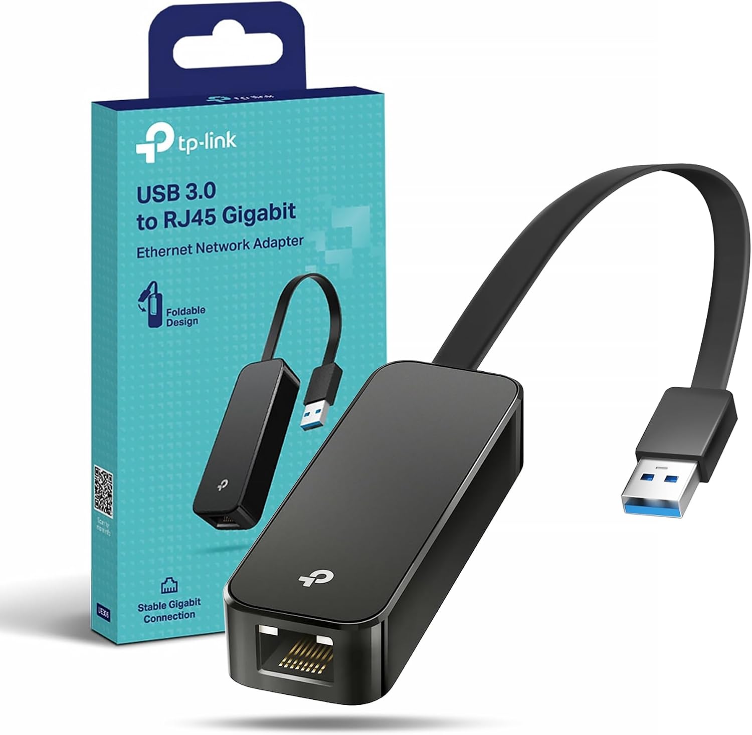 TP-Link UE306 WiFi Adapter, USB 3.0 to RJ45 LAN Gigabit Ethernet Network Adapter, USB to Ethernet Adapter for Gaming, Nintendo Switch, Router, Wins, Linux OS, PC, Plug&Play, Compact&Portable