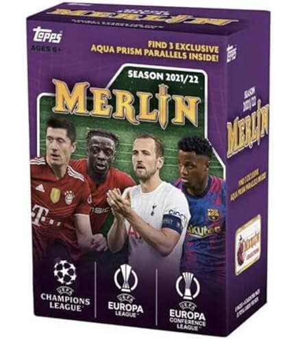 2021-2022 Topps UEFA Champions League Merlin Chrome Soccer Blaster
