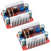 Hailege 2pcs 400W 15A DC Step Up Boost Power Modul 8,5-50V bis 10-60V Konstantstrom einstellbares Transformatorspannungsverst