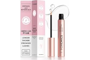 ForChics ForLash – Ögonfransväxtserum, ögonfransförstärkare för fylligare, tjockare och längre fransar, ekologisk ögonfransförstärkare och essentiellt förtjockningsmedel, veganskt