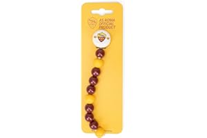 ‎AS ROMA CHAPS Merchandising GmbH Unisex-Kind ASR-SNK-23 Schnuller, Giallo e Rosso, Standard