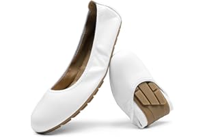 DREAM PAIRS Damen Ballerinas Faltbar Runde Zehen Elegante Bequeme Slipper Schuhe für Partys Büro den Alltag