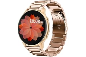 Blueshaweu Onetuo Armband Kompatibel mit TUYOMA Smartwatch 1.28", Classic Edelstahl Uhrenarmband für TUYOMA LW36 Smartwatch