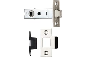 Carlisle Brass TLE5030NP TLE Bolt-Through Mortice Latch Tubular, Polished Nickel, 3 inch (76mm)